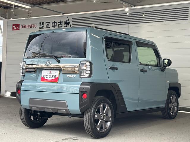 タフトＧターボ　ダーククロムベンチャー１０インチ大画面ナビゲーション　パノラマモニター　ドライブレコーダー　電動パーキングブレーキ　運転席・助手席シートヒーター　電動格納式ドアミラー　パワーウィンドウ　プッシュスタートスイッチ　キーフリー（奈良県）の中古車