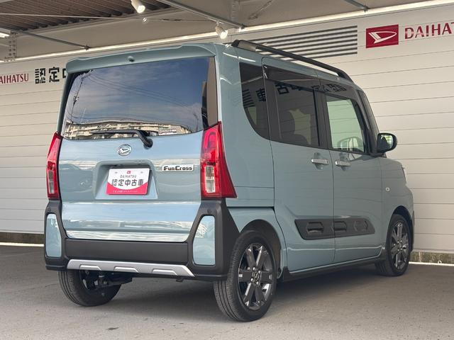 タントファンクロスターボ９インチディスプレイオーディオ　バックカメラ　ドライブレコーダー　ＥＴＣ車載器　両側電動スライドドア　電動パーキングブレーキ　フロントシートヒーター　電動格納式ドアミラー　アルミホイール　キーフリー（奈良県）の中古車