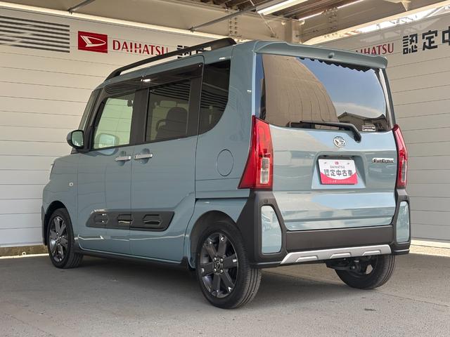 タントファンクロスターボ９インチディスプレイオーディオ　バックカメラ　ドライブレコーダー　ＥＴＣ車載器　両側電動スライドドア　電動パーキングブレーキ　フロントシートヒーター　電動格納式ドアミラー　アルミホイール　キーフリー（奈良県）の中古車