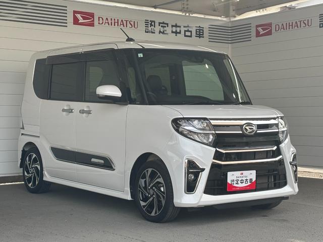タントカスタムＲＳナビゲーション　バックカメラ　ＥＴＣ車載器　ＴＶコントロール　フロントシートヒーター　両側電動スライドドア　電動格納式ドアミラー　パワーウィンドウ　オートエアコン　プッシュスタートスイッチ　キーフリー（奈良県）の中古車