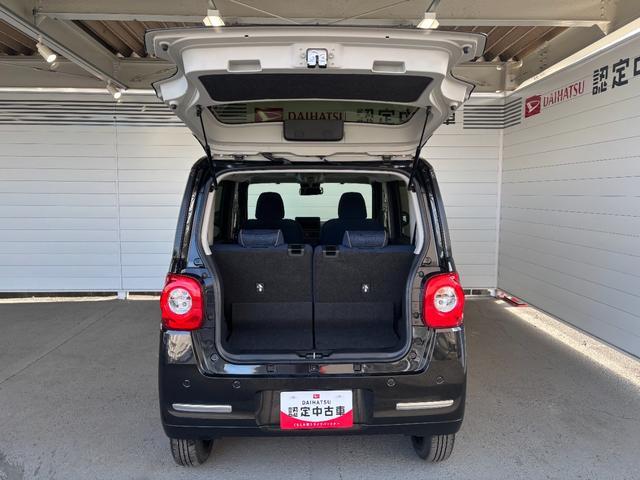 ムーヴキャンバスセオリーGターボ4WD ナビ取付時バックカメラ対応 電動パーキングブレーキ オートエアコン 電動格納式ドアミラー フロントシートヒーター 両側電動スライドドア キーフリーシステム アイドリングストップ機能(奈良県)の中古車