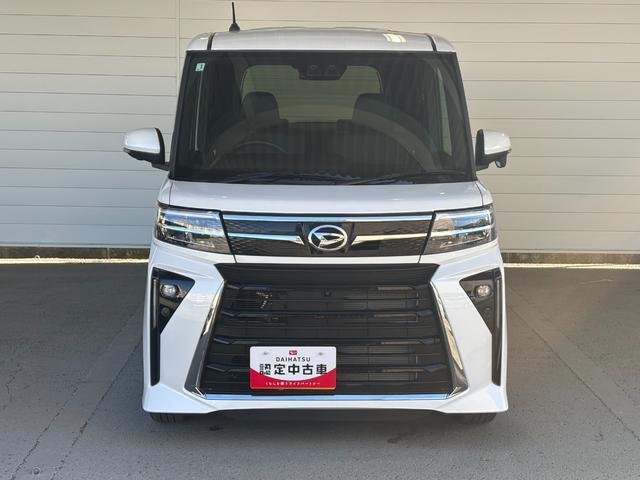 タントカスタムＲＳ６．８インチディスプレイオーディオ　パノラマモニター　電動パーキングブレーキ　フロントシートヒーター　両側電動スライドドア　プッシュスタートスイッチ　電動格納式ドアミラー　アルミホイール　キーフリー（奈良県）の中古車