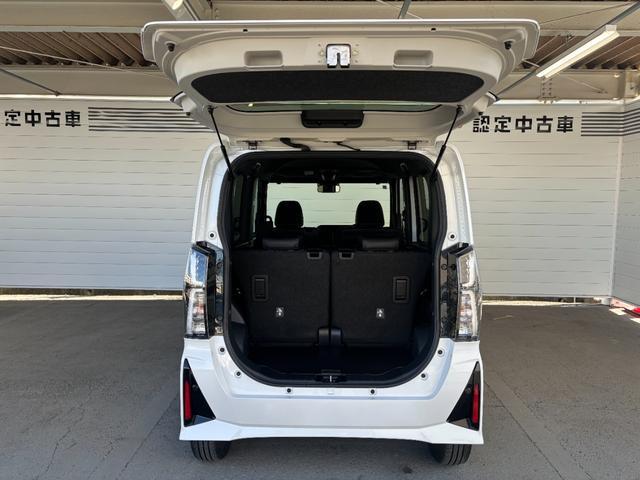 タントカスタムＲＳ６．８インチディスプレイオーディオ　パノラマモニター　電動パーキングブレーキ　フロントシートヒーター　両側電動スライドドア　プッシュスタートスイッチ　電動格納式ドアミラー　アルミホイール　キーフリー（奈良県）の中古車
