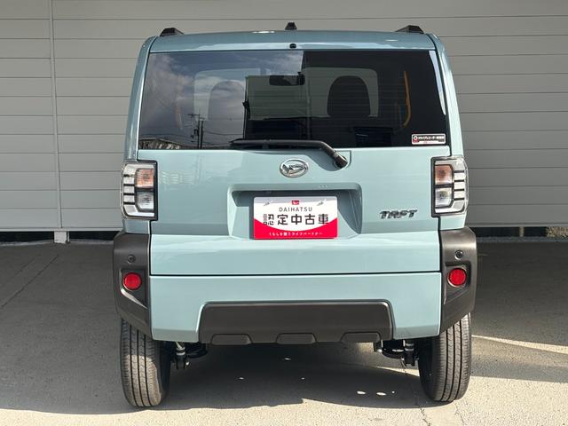 タフトＧ純正ナビゲーション　パノラマモニター　ドライブレコーダー　フロントシートヒーター　電動パーキングブレーキ　電動格納式ドアミラー　パワーウィンドウ　プッシュスタートスイッチ　キーフリーシステム（奈良県）の中古車