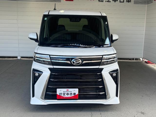 タントカスタムＸナビ取付時バックカメラ対応　電動パーキングブレーキ　両側電動スライドドア　電動格納式ドアミラー　パワーウィンドウ　オートエアコン　プッシュスタートスイッチ　アルミホイール　キーフリーシステム（奈良県）の中古車