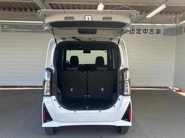 タントカスタムＸナビ取付時バックカメラ対応　電動パーキングブレーキ　両側電動スライドドア　電動格納式ドアミラー　パワーウィンドウ　オートエアコン　プッシュスタートスイッチ　アルミホイール　キーフリーシステム（奈良県）の中古車