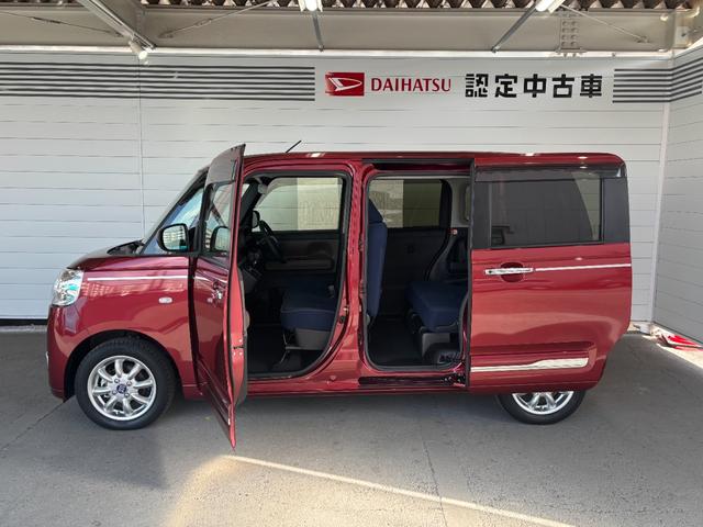 ムーヴキャンバスセオリーＧターボ９インチディスプレイオーディオ　バックカメラ　ドライブレコーダー　ＥＴＣ車載器　ＴＶコントロール　フロントシートヒーター　両側電動スライドドア　電動パーキングブレーキ　プッシュスタートスイッチ（奈良県）の中古車