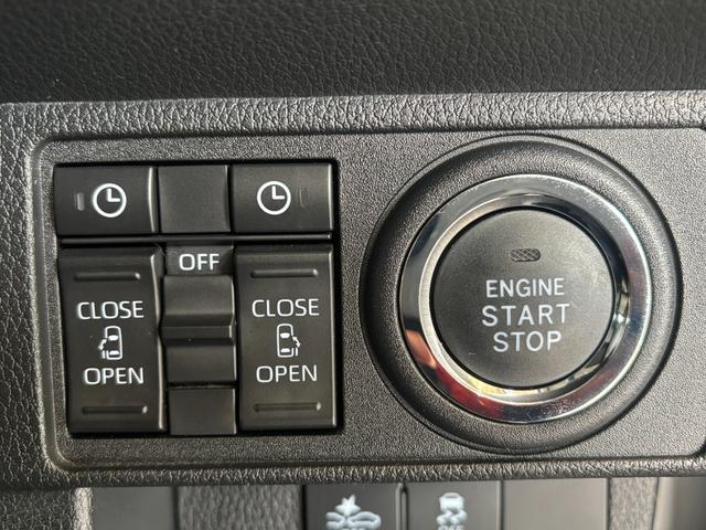 ムーヴキャンバスストライプスＧナビ取付時パノラマモニター対応　両側電動スライドドア　電動パーキングブレーキ　フロントシートヒーター　オートエアコン　電動格納式ドアミラー　プッシュスタートスイッチ　キーフリー　アイドリングストップ（奈良県）の中古車