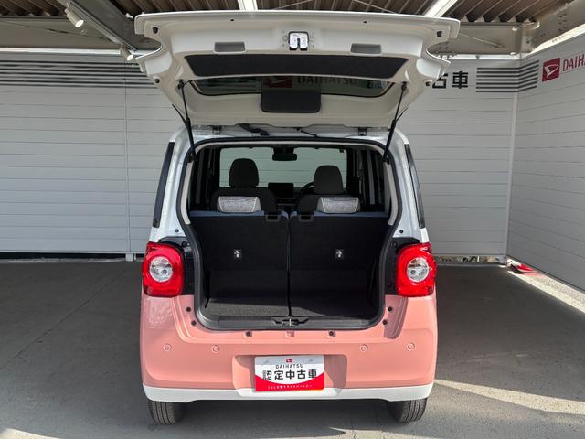 ムーヴキャンバスストライプスＧナビ取付時パノラマモニター対応　両側電動スライドドア　電動パーキングブレーキ　フロントシートヒーター　オートエアコン　電動格納式ドアミラー　プッシュスタートスイッチ　キーフリー　アイドリングストップ（奈良県）の中古車