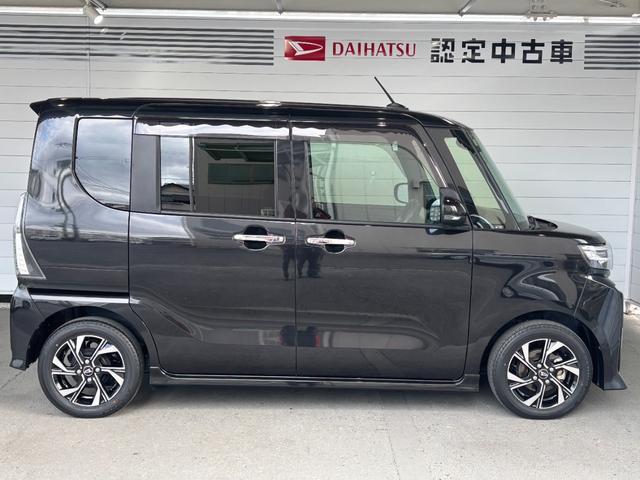 タントカスタムＸ９インチディスプレイオーディオ　バックカメラ　電動パーキングブレーキ　両側電動スライドドア　フロントシートヒーター　電動格納式ドアミラー　アルミホイール　プッシュスタートスイッチ　キーフリーシステム（奈良県）の中古車