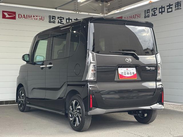 タントカスタムＸ９インチディスプレイオーディオ　バックカメラ　電動パーキングブレーキ　両側電動スライドドア　フロントシートヒーター　電動格納式ドアミラー　アルミホイール　プッシュスタートスイッチ　キーフリーシステム（奈良県）の中古車