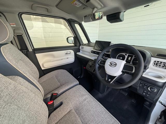 ムーヴキャンバスストライプスＧ９インチディスプレイオーディオ　パノラマモニター　フロントシートヒーター　両側電動スライドドア　電動パーキングブレーキ　電動格納式ドアミラー　プッシュスタートスイッチ　キーフリーシステム（奈良県）の中古車