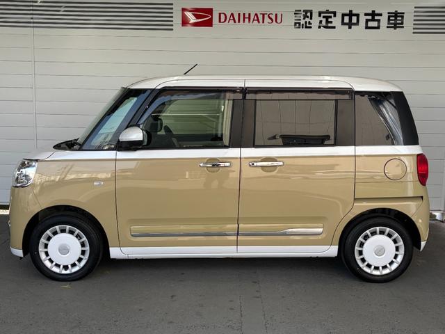 ムーヴキャンバスストライプスＧ９インチディスプレイオーディオ　パノラマモニター　フロントシートヒーター　両側電動スライドドア　電動パーキングブレーキ　電動格納式ドアミラー　プッシュスタートスイッチ　キーフリーシステム（奈良県）の中古車