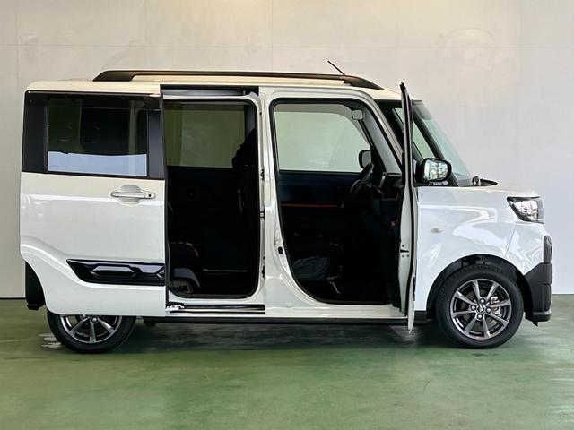 タントファンクロスナビ　ドラレコ　両側電動スライドドア　コ−ナ−センサ−　衝突被害軽減ブレーキ　アイドリングストップ機能　プッシュボタンスタ−ト　シ−トヒ−タ−　バックカメラ　ＬＥＤヘッドライト（奈良県）の中古車