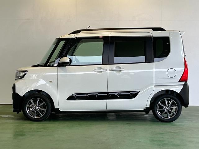 タントファンクロスナビ　ドラレコ　両側電動スライドドア　コ−ナ−センサ−　衝突被害軽減ブレーキ　アイドリングストップ機能　プッシュボタンスタ−ト　シ−トヒ−タ−　バックカメラ　ＬＥＤヘッドライト（奈良県）の中古車