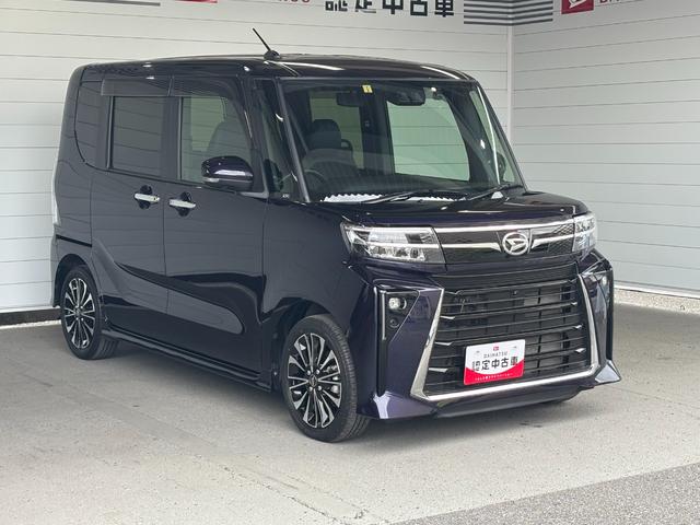 タントカスタムＲＳ１０インチ純正大画面ナビ　パノラマモニター　ドライブレコーダー　電動パーキングブレーキ　フロントシートヒーター　両側電動スライドドア　電動格納式ドアミラー　アルミホイール　キーフリーシステム（奈良県）の中古車