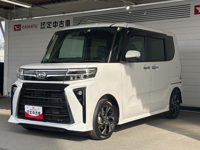 タントカスタムＸ９インチディスプレイオーディオ　バックカメラ　ドライブレコーダー　フロントシートヒーター　両側電動スライドドア　電動格納式ドアミラー　電動パーキングブレーキ　プッシュスタートスイッチ　アルミホイール（奈良県）の中古車