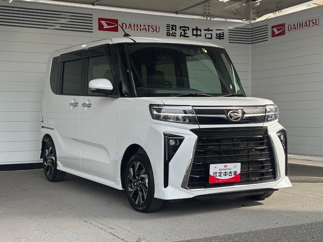 タントカスタムＸ９インチディスプレイオーディオ　バックカメラ　ドライブレコーダー　フロントシートヒーター　両側電動スライドドア　電動格納式ドアミラー　電動パーキングブレーキ　プッシュスタートスイッチ　アルミホイール（奈良県）の中古車