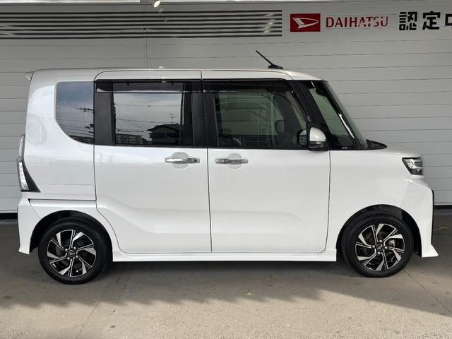 タントカスタムＸ９インチディスプレイオーディオ　バックカメラ　ドライブレコーダー　フロントシートヒーター　両側電動スライドドア　電動格納式ドアミラー　電動パーキングブレーキ　プッシュスタートスイッチ　アルミホイール（奈良県）の中古車