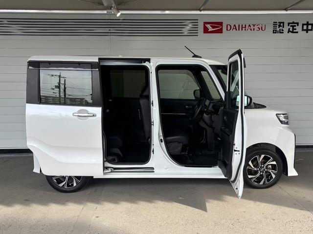 タントカスタムＸ９インチディスプレイオーディオ　バックカメラ　ドライブレコーダー　フロントシートヒーター　両側電動スライドドア　電動格納式ドアミラー　電動パーキングブレーキ　プッシュスタートスイッチ　アルミホイール（奈良県）の中古車