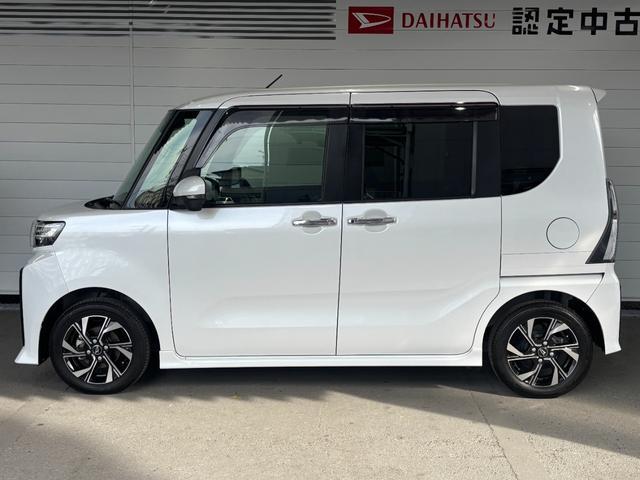 タントカスタムＸ９インチディスプレイオーディオ　バックカメラ　ドライブレコーダー　フロントシートヒーター　両側電動スライドドア　電動格納式ドアミラー　電動パーキングブレーキ　プッシュスタートスイッチ　アルミホイール（奈良県）の中古車