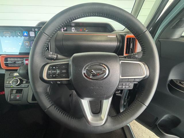 タントファンクロスターボ９インチディスプレイオーディオ　バックカメラ　フロントシートヒーター　電動パーキングブレーキ　電動格納式ドアミラー　パワーウィンドウ　プッシュスタートスイッチ　キーフリーシステム　アイドリングストップ（奈良県）の中古車