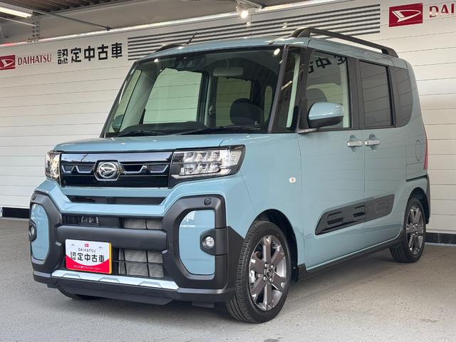 タントファンクロスターボ９インチディスプレイオーディオ　バックカメラ　フロントシートヒーター　電動パーキングブレーキ　電動格納式ドアミラー　パワーウィンドウ　プッシュスタートスイッチ　キーフリーシステム　アイドリングストップ（奈良県）の中古車