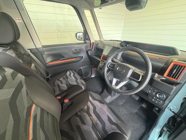 タントファンクロスターボ９インチディスプレイオーディオ　バックカメラ　フロントシートヒーター　電動パーキングブレーキ　電動格納式ドアミラー　パワーウィンドウ　プッシュスタートスイッチ　キーフリーシステム　アイドリングストップ（奈良県）の中古車