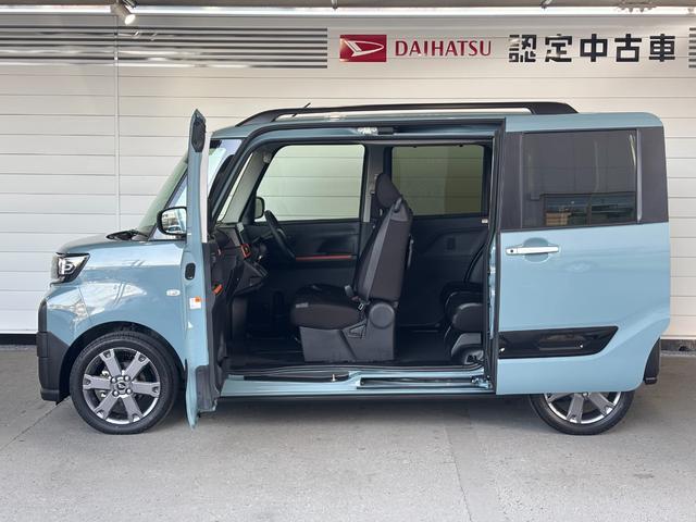 タントファンクロスターボ９インチディスプレイオーディオ　バックカメラ　フロントシートヒーター　電動パーキングブレーキ　電動格納式ドアミラー　パワーウィンドウ　プッシュスタートスイッチ　キーフリーシステム　アイドリングストップ（奈良県）の中古車