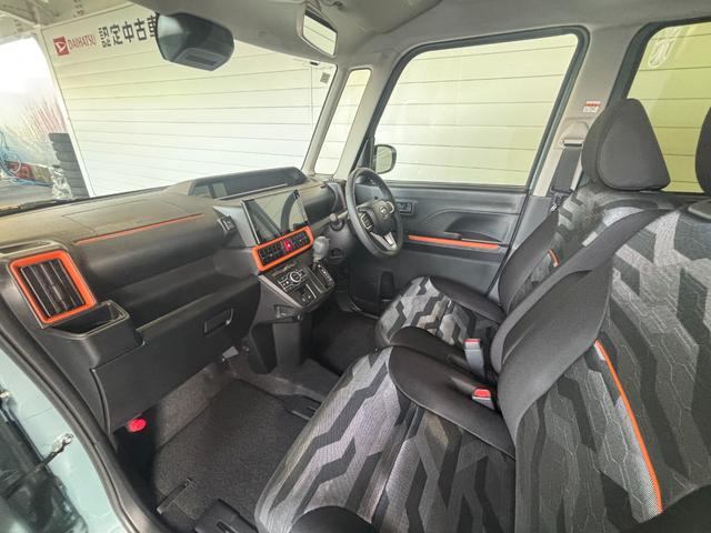 タントファンクロスターボ９インチディスプレイオーディオ　バックカメラ　フロントシートヒーター　電動パーキングブレーキ　電動格納式ドアミラー　パワーウィンドウ　プッシュスタートスイッチ　キーフリーシステム　アイドリングストップ（奈良県）の中古車