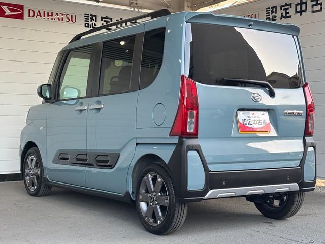 タントファンクロスターボ９インチディスプレイオーディオ　バックカメラ　フロントシートヒーター　電動パーキングブレーキ　電動格納式ドアミラー　パワーウィンドウ　プッシュスタートスイッチ　キーフリーシステム　アイドリングストップ（奈良県）の中古車