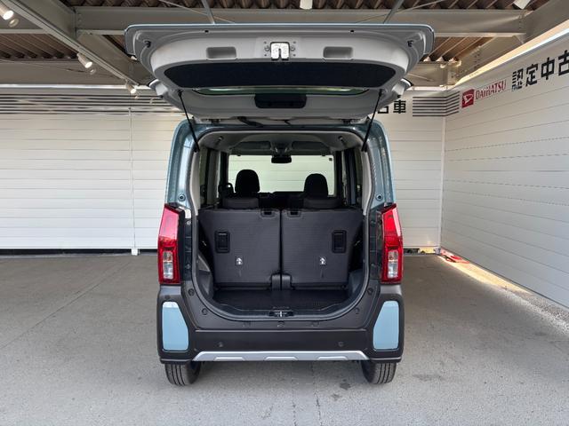 タントファンクロスターボ９インチディスプレイオーディオ　バックカメラ　フロントシートヒーター　電動パーキングブレーキ　電動格納式ドアミラー　パワーウィンドウ　プッシュスタートスイッチ　キーフリーシステム　アイドリングストップ（奈良県）の中古車