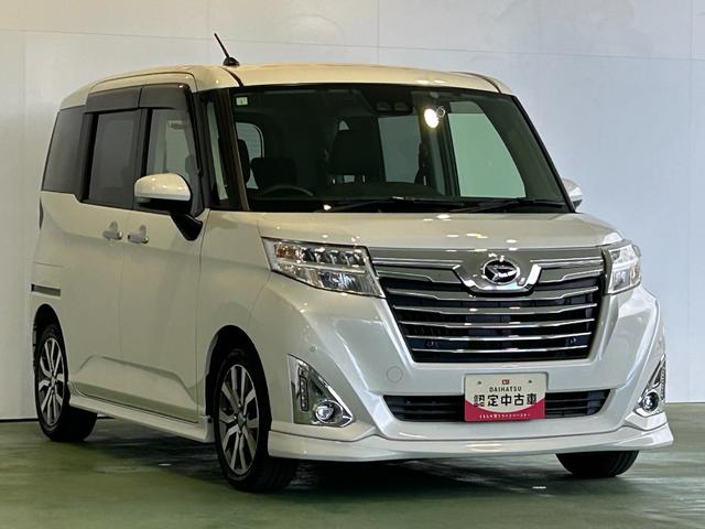 トールカスタムＧ　ターボ　ＳＡIIIナビ　ドラレコ　ＥＴＣ　衝突被害軽減ブレーキ　コ−ナ−センサ−　両側電動スライドドア　テレビキャンセラー　アイドリングストップ機能　オ−トハイビ−ム　シ−トヒ−タ−　パノラマモニタ−（奈良県）の中古車
