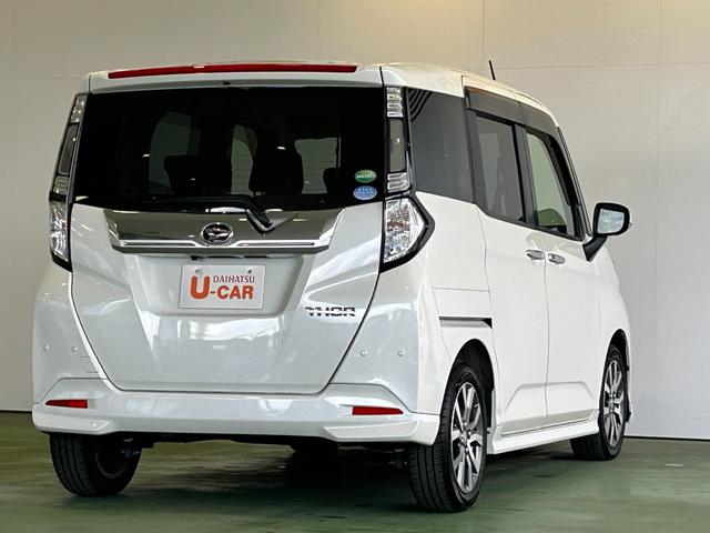 トールカスタムＧ　ターボ　ＳＡIIIナビ　ドラレコ　ＥＴＣ　衝突被害軽減ブレーキ　コ−ナ−センサ−　両側電動スライドドア　テレビキャンセラー　アイドリングストップ機能　オ−トハイビ−ム　シ−トヒ−タ−　パノラマモニタ−（奈良県）の中古車