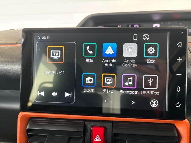 タントファンクロスターボ９インチディスプレイオーディオ　パノラマモニター　ドライブレコーダー　ＥＴＣ車載器　ＴＶコントロール　電動パーキングブレーキ　電動格納式ドアミラー　オートエアコン　キーフリーシステム　アルミホイール（奈良県）の中古車