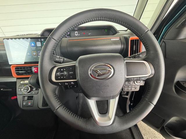 タントファンクロスターボ９インチディスプレイオーディオ　パノラマモニター　ドライブレコーダー　ＥＴＣ車載器　ＴＶコントロール　電動パーキングブレーキ　電動格納式ドアミラー　オートエアコン　キーフリーシステム　アルミホイール（奈良県）の中古車