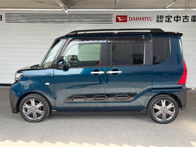 タントファンクロスターボ９インチディスプレイオーディオ　パノラマモニター　ドライブレコーダー　ＥＴＣ車載器　ＴＶコントロール　電動パーキングブレーキ　電動格納式ドアミラー　オートエアコン　キーフリーシステム　アルミホイール（奈良県）の中古車