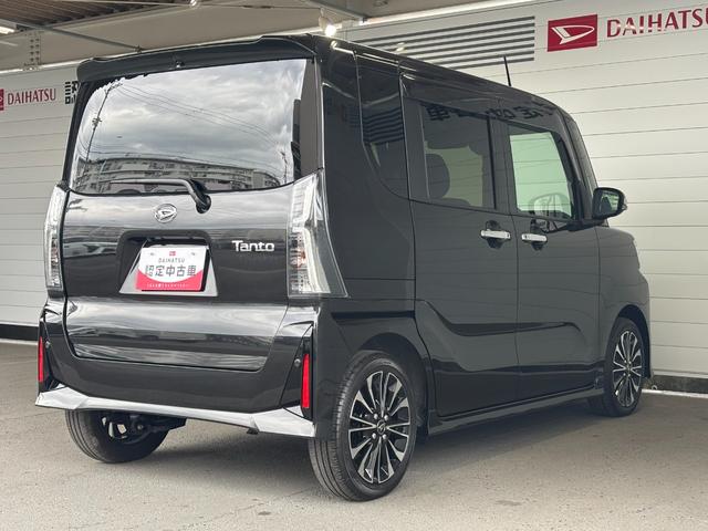 タントカスタムＲＳナビ取付時バックカメラ対応　ＥＴＣ　電動パーキングブレーキ　オートエアコン　電動格納式ドアミラー　パワーウィンドウ　プッシュスタートスイッチ　キーフリーシステム　両側電動スライドドア　アルミホイール（奈良県）の中古車