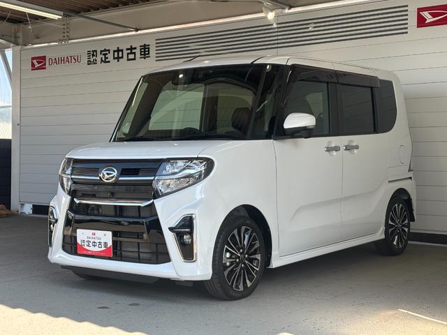 タントカスタムＲＳナビゲーション　パノラマモニター　ドライブレコーダー　ＴＶコントロール　ＥＴＣ車載器　両側電動スライドドア　フロントシートヒーター　プッシュスタートスイッチ　キーフリーシステム　アルミホイール（奈良県）の中古車