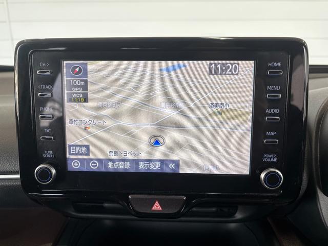 ヤリスクロスＺナビゲーション　パノラマモニター　ドライブレコーダー　ＥＴＣ車載器　運転席パワーシート　電動パーキングブレーキ　フロントシートヒーター　プッシュスタートスイッチ　キーフリーシステム　アルミホイール（奈良県）の中古車