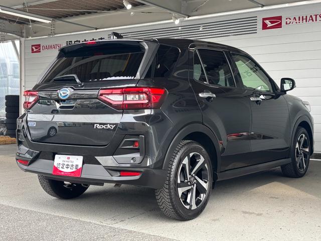 ロッキープレミアムＧ　ＨＥＶ９インチディスプレイオーディオ　バックカメラ　ドライブレコーダー　ＥＴＣ車載器　電動パーキングブレーキ　フロントシートヒーター　オートエアコン　アルミホイール　アイドリングストップ機能　キーフリー（奈良県）の中古車