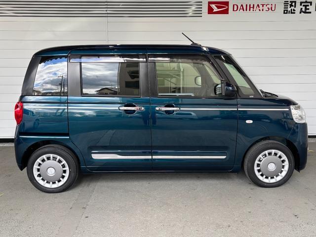 ムーヴキャンバスセオリーGナビ取付時パノラマモニター対応 両側電動スライドドア オートエアコン 電動パーキングブレーキ プッシュスタートスイッチ キーフリーシステム(奈良県)の中古車