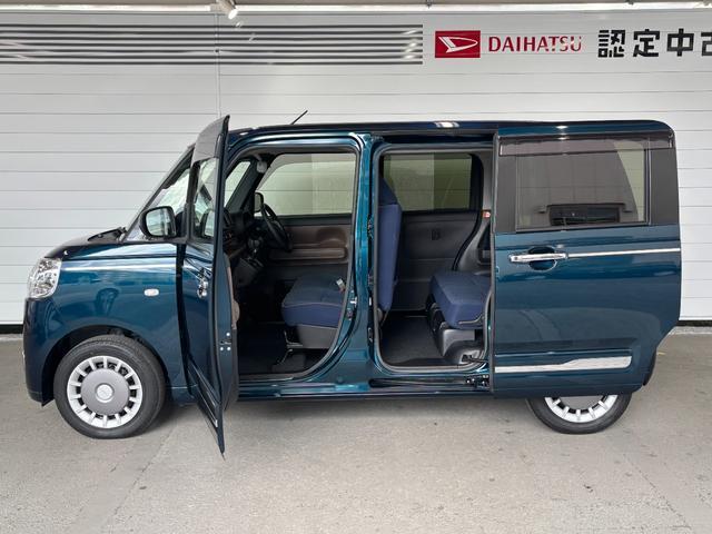 ムーヴキャンバスセオリーGナビ取付時パノラマモニター対応 両側電動スライドドア オートエアコン 電動パーキングブレーキ プッシュスタートスイッチ キーフリーシステム(奈良県)の中古車