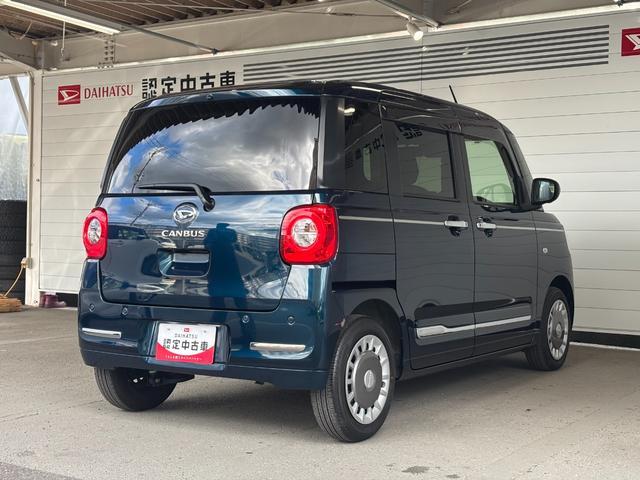 ムーヴキャンバスセオリーGナビ取付時パノラマモニター対応 両側電動スライドドア オートエアコン 電動パーキングブレーキ プッシュスタートスイッチ キーフリーシステム(奈良県)の中古車