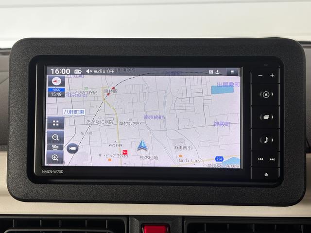 ムーヴキャンバスストライプスＧナビゲーション　バックカメラ　ドライブレコーダー　ＥＴＣ車載器　ＴＶコントロール　電動パーキングブレーキ　両側電動スライドドア　電動格納式ドアミラー　プッシュスタートスイッチ　キーフリーシステム（奈良県）の中古車