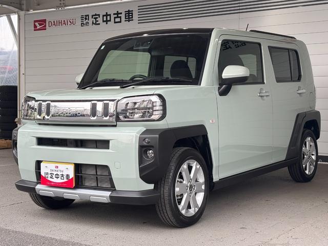 タフトＧ　クロムベンチャーナビ取付時バックカメラ対応　電動パーキングブレーキ　フロントシートヒーター　オートエアコン　電動格納式ドアミラー　パワーウィンドウ　プッシュスタートスイッチ　キーフリーシステム　アルミホイール（奈良県）の中古車