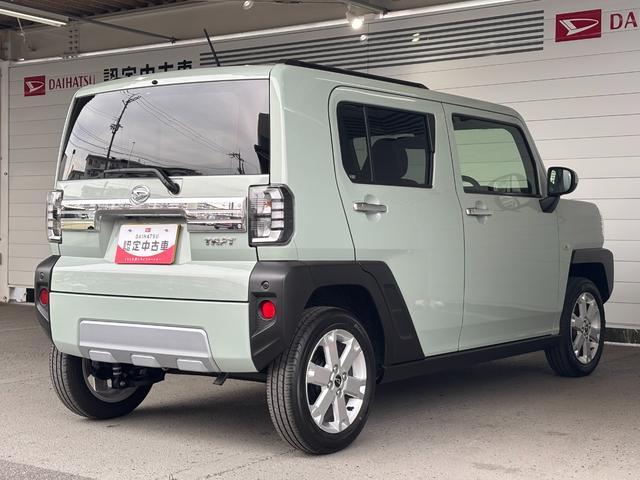 タフトＧ　クロムベンチャーナビ取付時バックカメラ対応　電動パーキングブレーキ　フロントシートヒーター　オートエアコン　電動格納式ドアミラー　パワーウィンドウ　プッシュスタートスイッチ　キーフリーシステム　アルミホイール（奈良県）の中古車