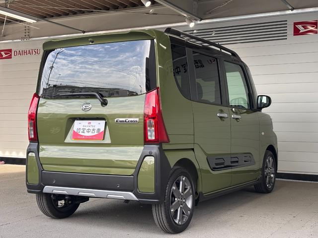 タントファンクロスターボナビゲーション　バックカメラ　電動パーキングブレーキ　両側電動スライドドア　アルミホイール　プッシュスタートスイッチ　キーフリーシステム　オートエアコン　電動格納式ドアミラー　アイドリングストップ機能（奈良県）の中古車