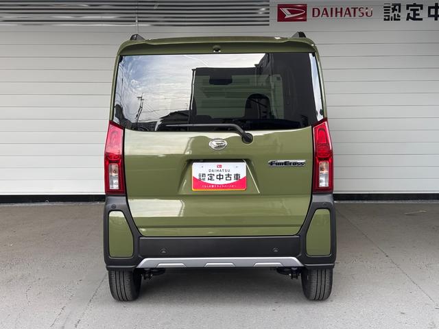 タントファンクロスターボナビゲーション　バックカメラ　電動パーキングブレーキ　両側電動スライドドア　アルミホイール　プッシュスタートスイッチ　キーフリーシステム　オートエアコン　電動格納式ドアミラー　アイドリングストップ機能（奈良県）の中古車