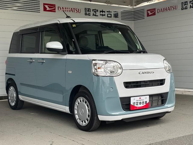 ムーヴキャンバスストライプスＸＣＤ／ラジオチューナー　前後ドライブレコーダー　両側電動スライドドア　電動格納式ドアミラー　オートエアコン　プッシュスタートスイッチ　キーフリーシステム　アイドリングストップ機能（奈良県）の中古車